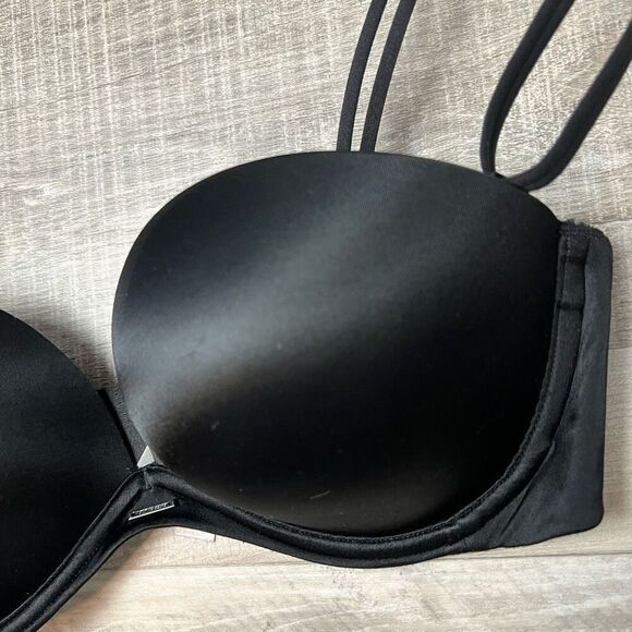 Victoria's Secret Very Sexy Multiway Push Up Bra 34C Black Underwire - Picture 4 of 8